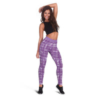 Poni Hawaii Breadfruit Palaka Motifs Leggings