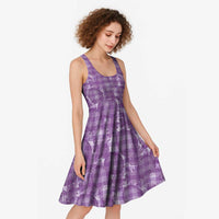 Poni Hawaii Breadfruit Palaka Motifs Midi Dress