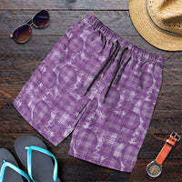 Poni Hawaii Breadfruit Palaka Motifs Shorts for Men