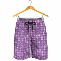 Poni Hawaii Breadfruit Palaka Motifs Shorts for Men