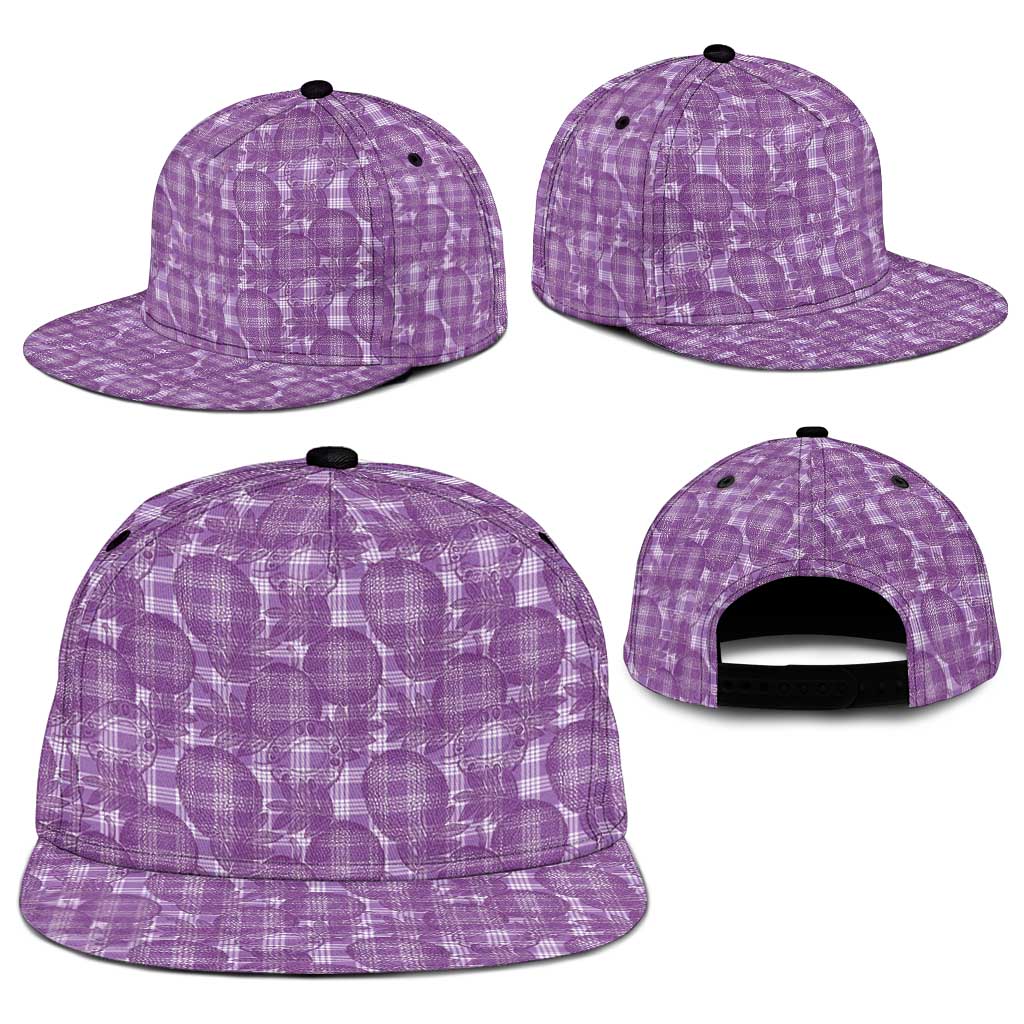 Poni Hawaii Breadfruit Palaka Motifs Snapback Cap