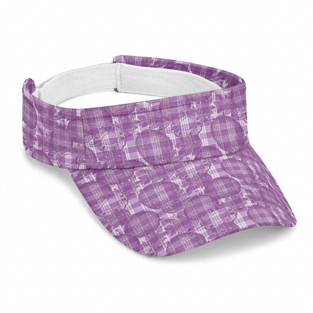 Poni Hawaii Breadfruit Palaka Motifs Sun Visor Cap