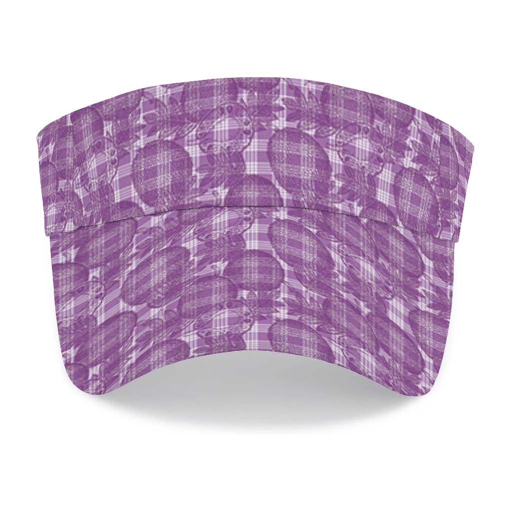 Poni Hawaii Breadfruit Palaka Motifs Sun Visor Cap