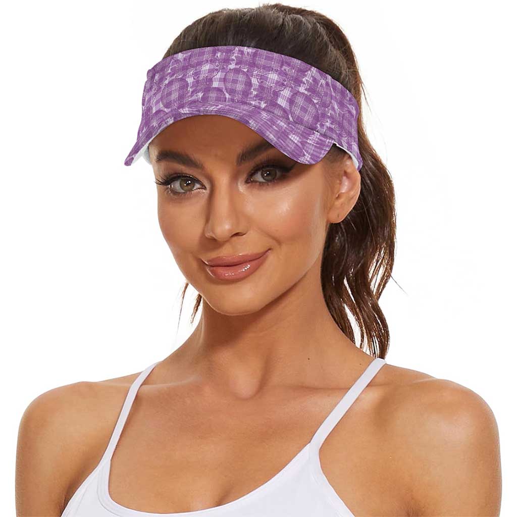 Poni Hawaii Breadfruit Palaka Motifs Sun Visor Cap