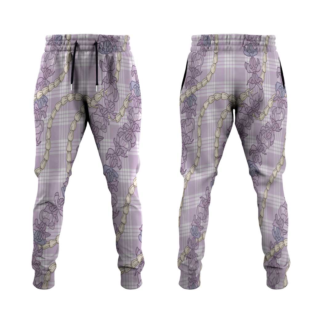 Pua Kalaunu Lei Jogger Pants Palaka Pattern