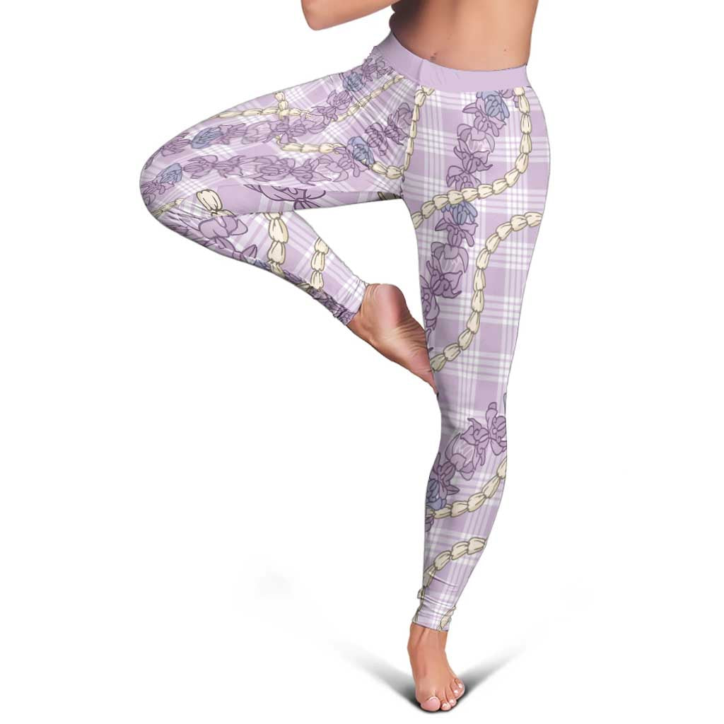 Pua Kalaunu Lei Leggings Palaka Pattern LT01 - Polynesian Pride