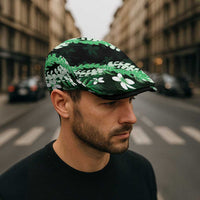 Puakenikeni Maile Lei Jeff Hat Frangipani Green Tropical Leaves LT01 - Polynesian Pride