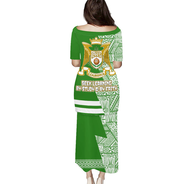 Liahona High School Tonga Puletasi Dress Kupesi Style - Ver01 LT7 main image 1