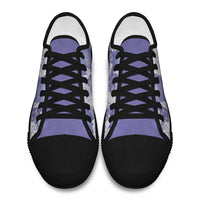 Purple Aloha Hawaii Low Top Shoes Monstera Hibiscus Plumeria Seamless Vibes - Polynesian Pride