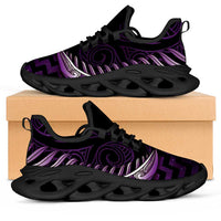 Purple Matariki New Zealand Clunky Sneakers Maori Poutama Galaxy Vibes