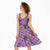 Purple Palaka Hawaii Cowboy Midi Dress Puakenikeni Lei Paniolo Papale Seamless Vibes - Polynesian Pride