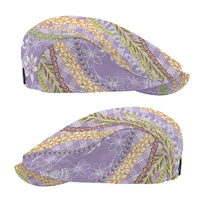 Purple Palaka Hawaii Leis Jeff Hat Hawaiian-plaid Elegant Tropical Vibes - Polynesian Pride