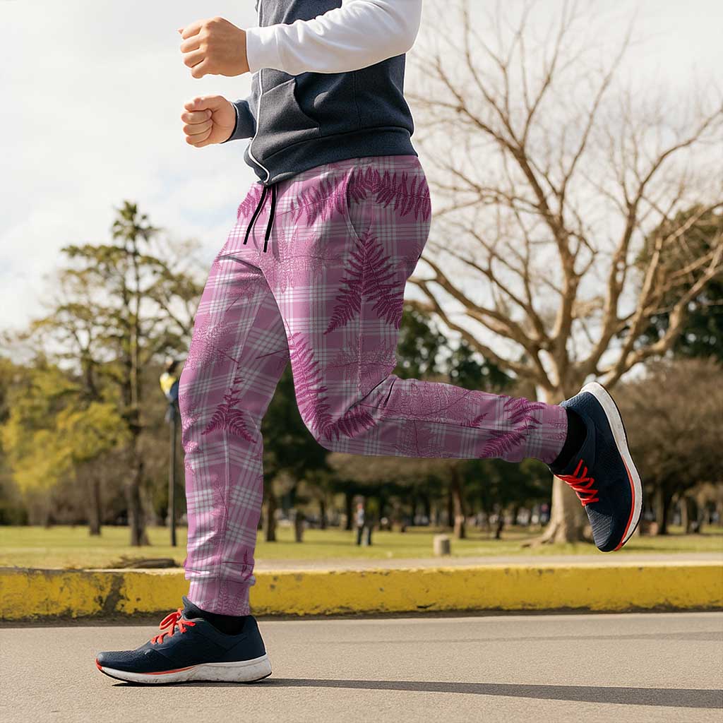 Purple Palaka Hawaii Palapalai Jogger Pants Hawaiian Fern LT14 - Polynesian Pride