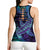 Purple Paradise Hawaiian Tribal Hammerhead Shark Hollow Tank Top - Polynesian Pride