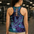 Purple Paradise Hawaiian Tribal Hammerhead Shark Hollow Tank Top - Polynesian Pride