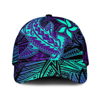Purple Paradise Polynesian Classic Cap Hawaiian Tribal Hammerhead Shark LT14
