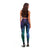 Purple Paradise Polynesian Leggings Hawaiian Tribal Hammerhead Shark LT14