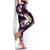 Purple Tropical Hawaii Leggings Seamless Monstera Plumeria Hawaiian Pattern - Polynesian Pride