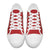 Red Palaka Quilt Hawaii Low Top Shoes Traditional Hawaii-plaid Pattern - Polynesian Pride