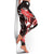 Red Polynesian Pattern With Tropical Flowers Leggings - Polynesian Pride