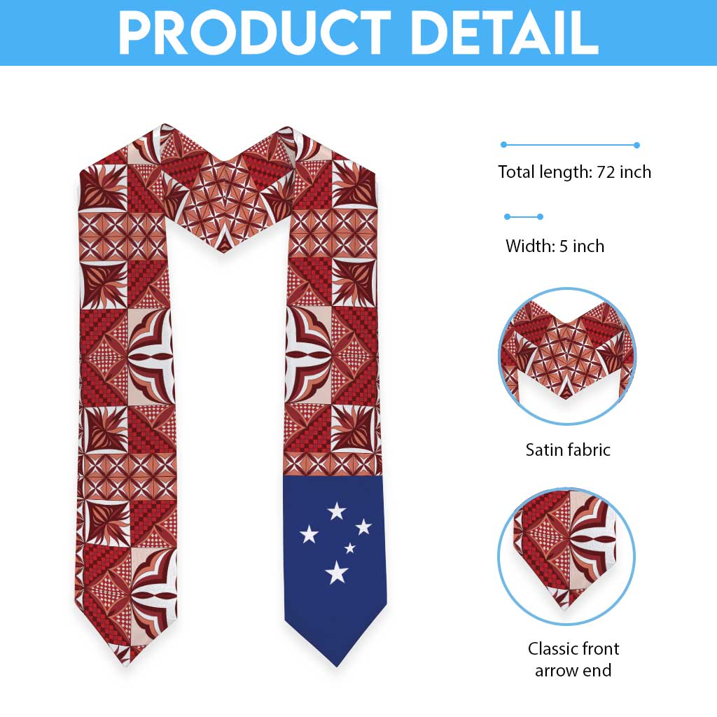 Samoa Graduation Stole Samoan Siapo Pattern LT05 - Polynesian Pride