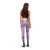 Samoa Siapo Elegant Leggings Hibiscus Violet Motifs - Polynesian Pride
