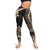 Samoa Siapo Mamanu Leggings Plumeria Black Motifs
