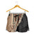 Samoa Siapo Motif Half Style Shorts for Women Brown Version - Polynesian Pride