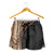 Samoa Siapo Tapa Pattern Half Style Shorts for Women Beige Color - Polynesian Pride