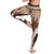 Samoa Teuila 2024 Leggings Samoan Siapo Pattern Brown Version - Polynesian Pride