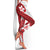 Samoa Teuila 2024 Leggings Samoan Siapo Pattern Red Version - Polynesian Pride