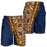 Samoan Siapo Shorts for Men Tatau Pattern Half Style - Polynesian Pride