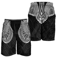 Samoan Traditional Art Tattoos Shorts for Men Tatau Roman Reigns Black Color - Polynesian Pride