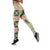 Seamless Pattern Maile and Pikake Lei Leggings Squares Maile Leaf - Polynesian Pride