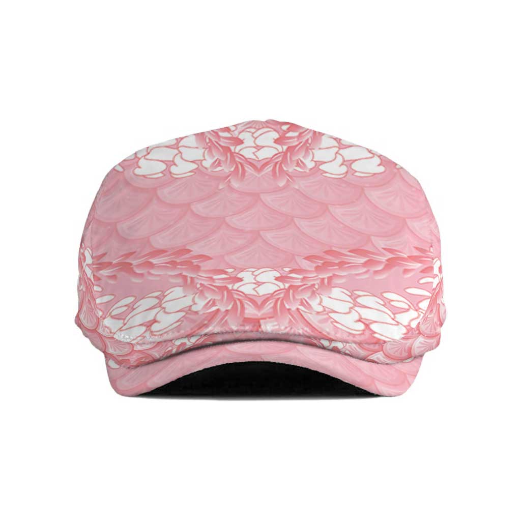 Soft Pink Mermaid Puakenikeni Maile Lei Jeff Hat