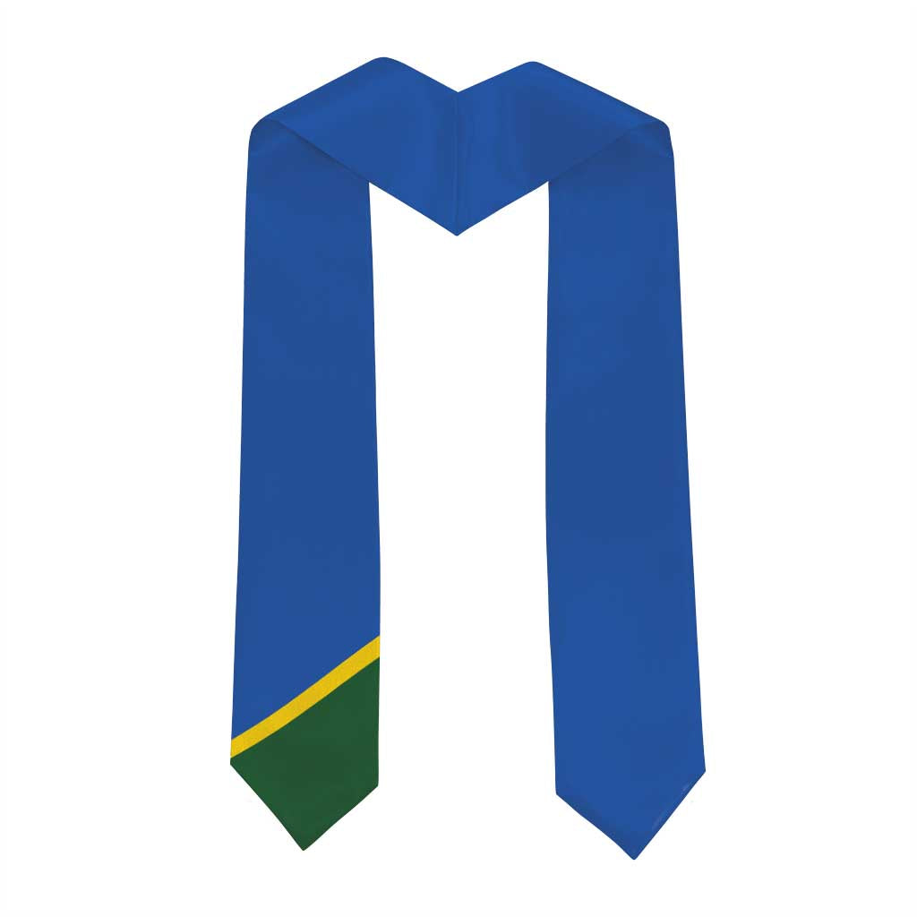 Solomon Islands Graduation Stole Flag Style