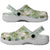 Squares Maile Leaf Clogs Shoes Turquoise Palaka Hawaiian Quilt Pattern - Polynesian Pride