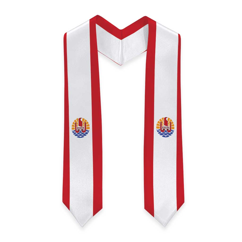 Tahiti Graduation Stole Flag Style