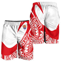 Tahiti Va'a Race Shorts for Men Polynesian Tattoos Sporty Style - Polynesian Pride