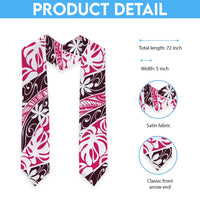 Tarona Tahiti Tiare Monstera Graduation Stole Polynesian Pattern Curve Style LT01 - Polynesian Pride