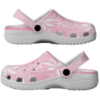 Tiare Tahiti Clogs Shoes Pink Polynesia Motifs - Polynesian Pride