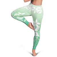 Tiare Tahiti Leggings Matcha Polynesia Motifs - Polynesian Pride