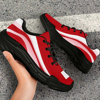Tonga Chunky Sneakers Flag-Inspired Curve Style