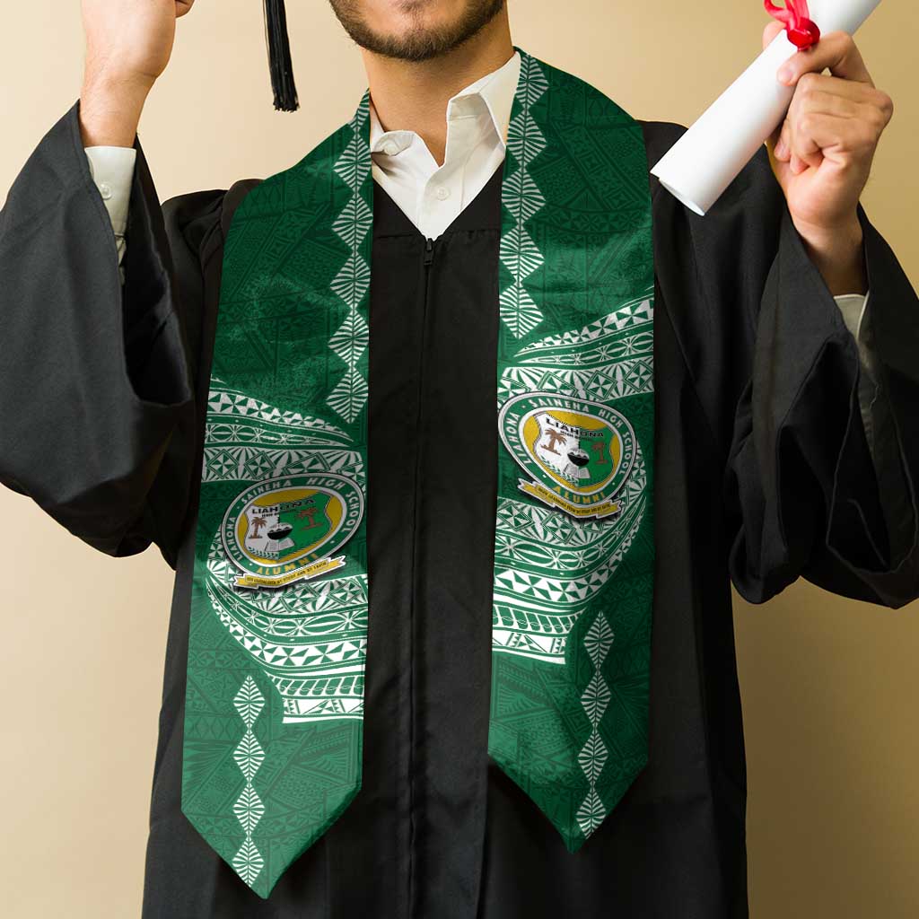 Tonga Lahaina High School Graduation Stole Traditional Ngatu and Polynesian Pattern