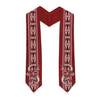 Tonga Language Week Graduation Stole Malo e Lelei Kupesi Ngatu Pattern