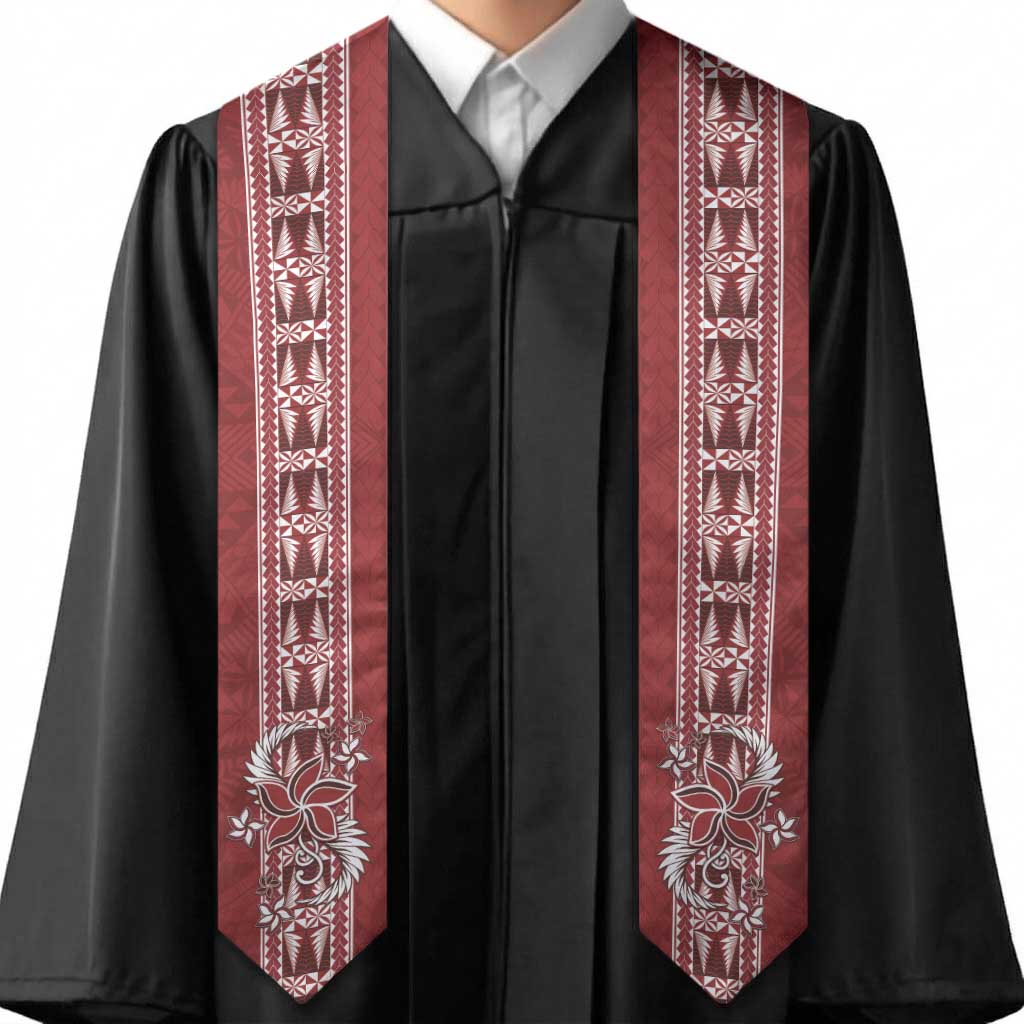 Tonga Language Week Graduation Stole Malo e Lelei Kupesi Ngatu Pattern