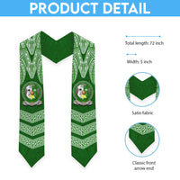 Tonga Liahona High School Graduation Stole Traditional Ngatu and Polynesian Pattern LT03 - Polynesian Pride