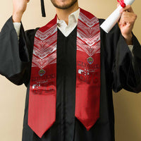 Tonga Rugby Graduation Stole Ngatu Motifs and Pacific Patterns