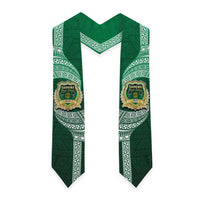 Tonga Saineha High School Graduation Stole Traditional Ngatu and Polynesian Pattern