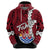 Tahiti Polynesian Hoodie Tribal Wave Tattoo Flag Style